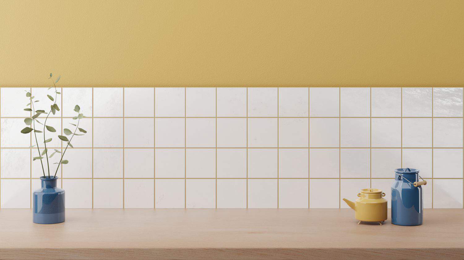 Tiled Kitchen Walls and Counters