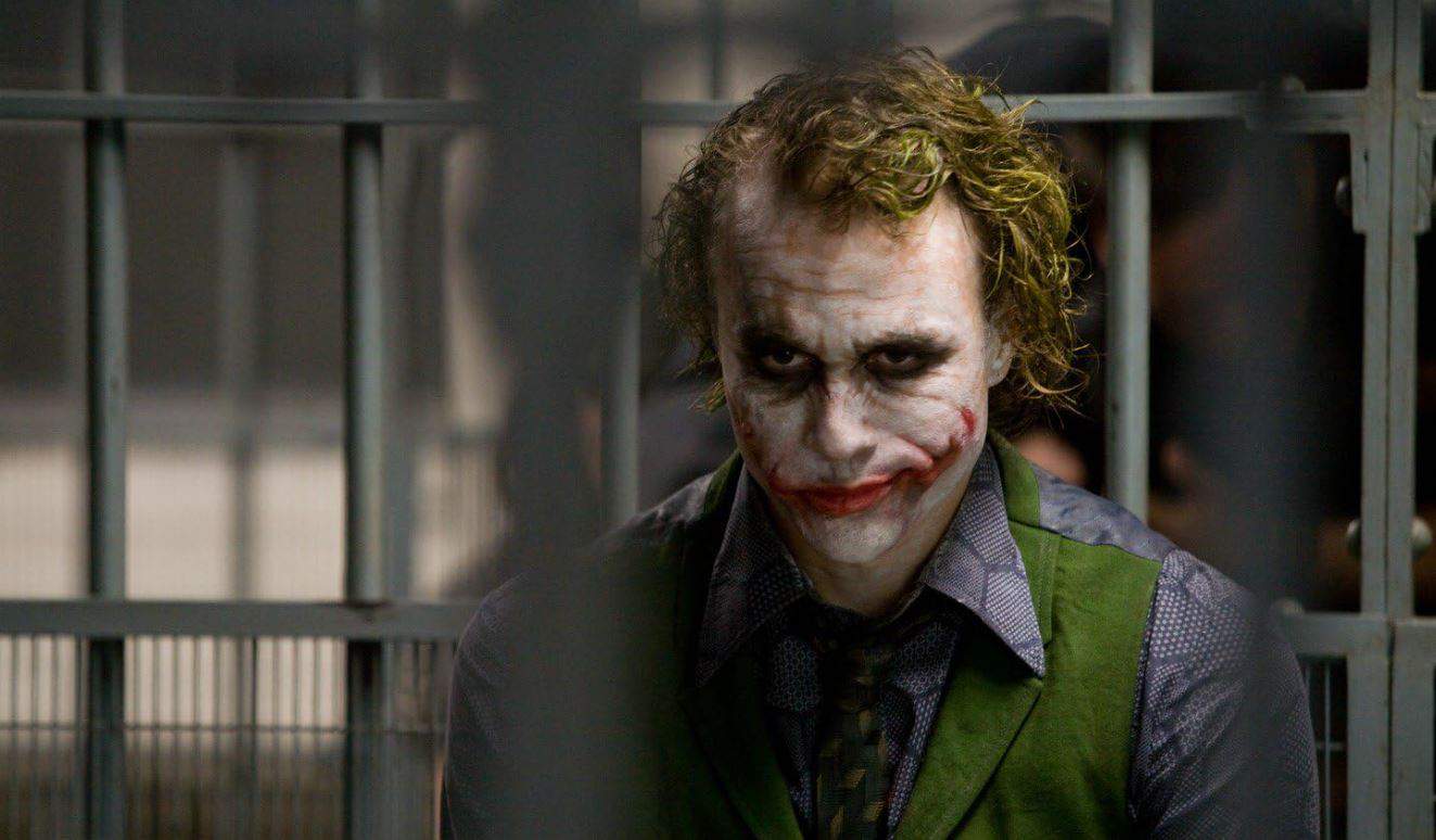The Joker in "The Dark Knight"