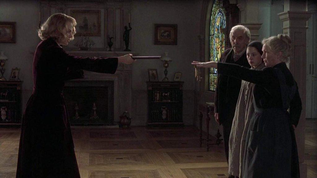 The Others (2001) | Nicole Kidman, Fionnula Flanagan, Elaine Cassidy, and Eric Sykes in The Others (2001)