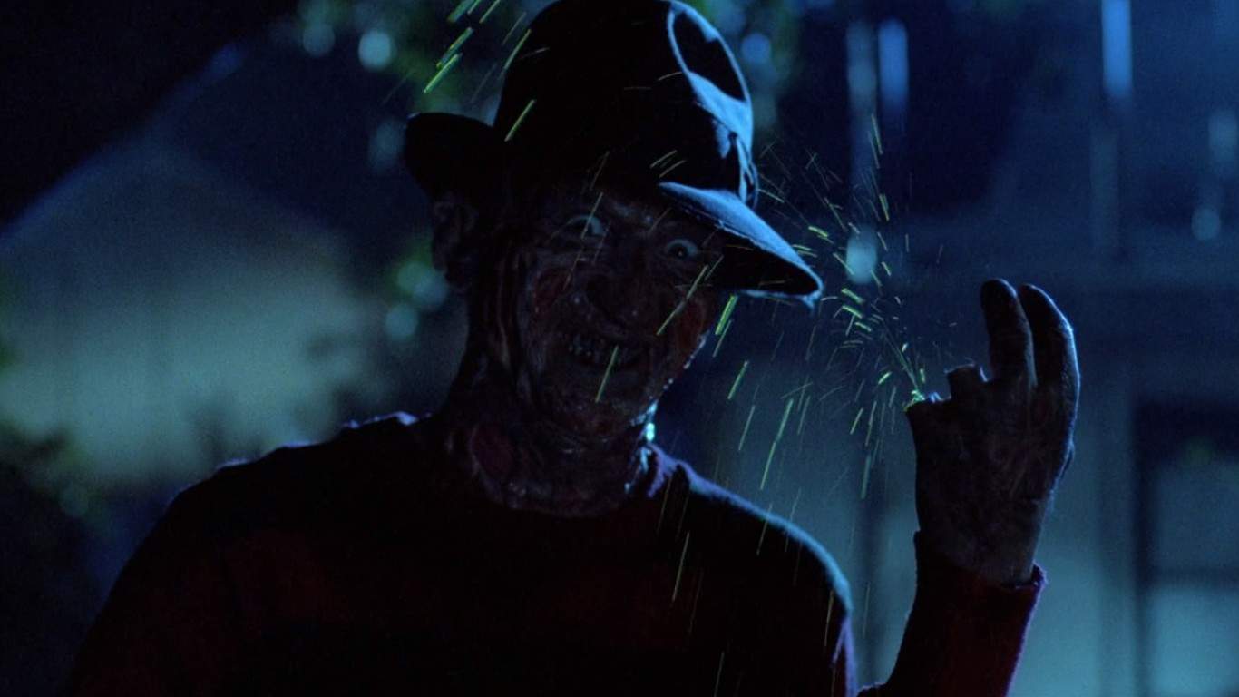 Freddy Krueger in "A Nightmare on Elm Street"