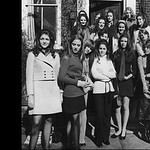 Teenage debutantes at a charity event at London’s Berkeley Hotel