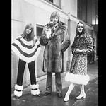 Modeling fur at London’s benefit Berkeley Debutante Dress Show