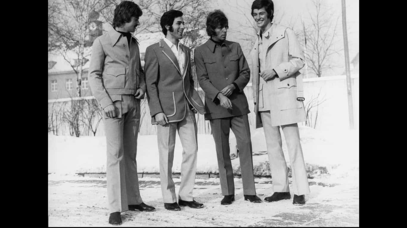 Uniforms designed for functionaries at the 1972 Munich Olympics