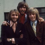 Maurice, Barry, and Robin Gibb of the Bee Gees