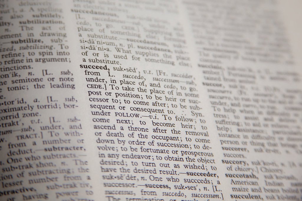 Dictionary - succeed