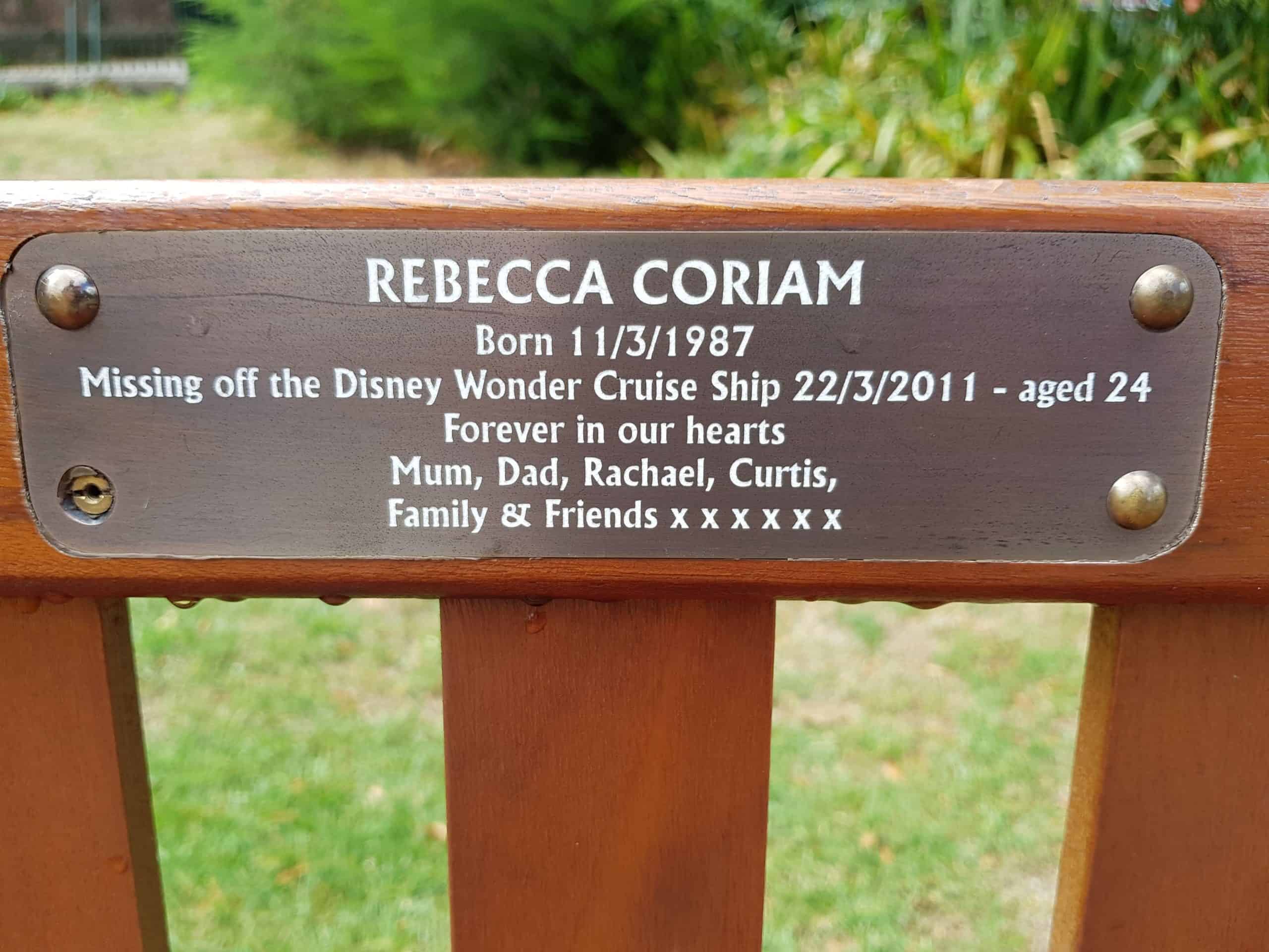 The Disappearance of Rebecca Coriam