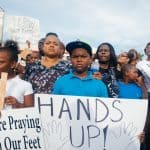 "Hands up, don't shoot" (2014)