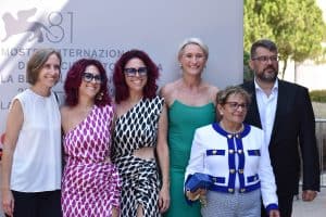 Cast and crew of Wishing on a Star at 81st Venice International Film Festival