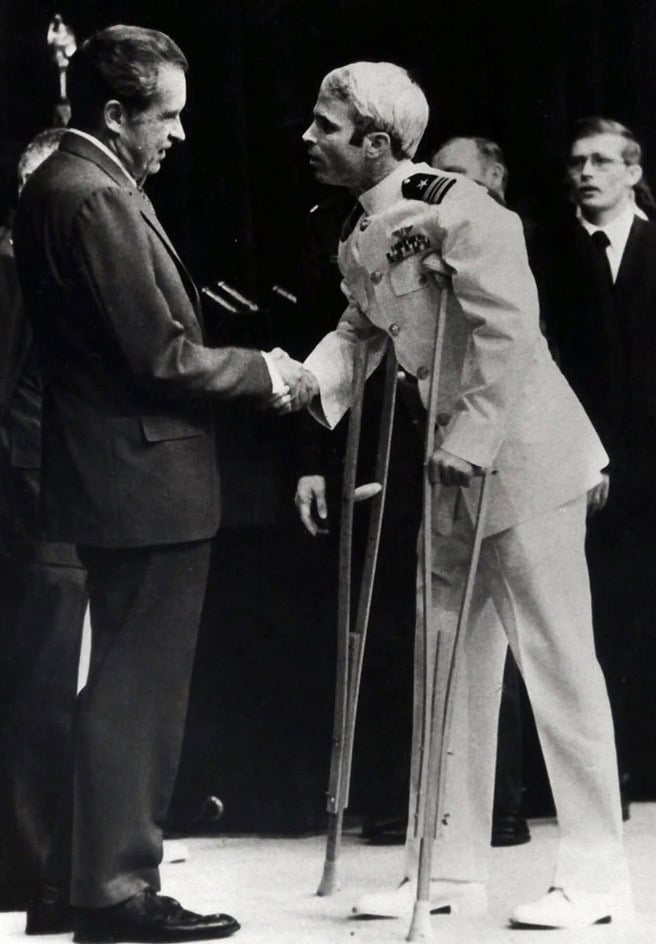 John McCain Meets President Nixon, 1973