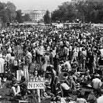 Nixon Protest Moment