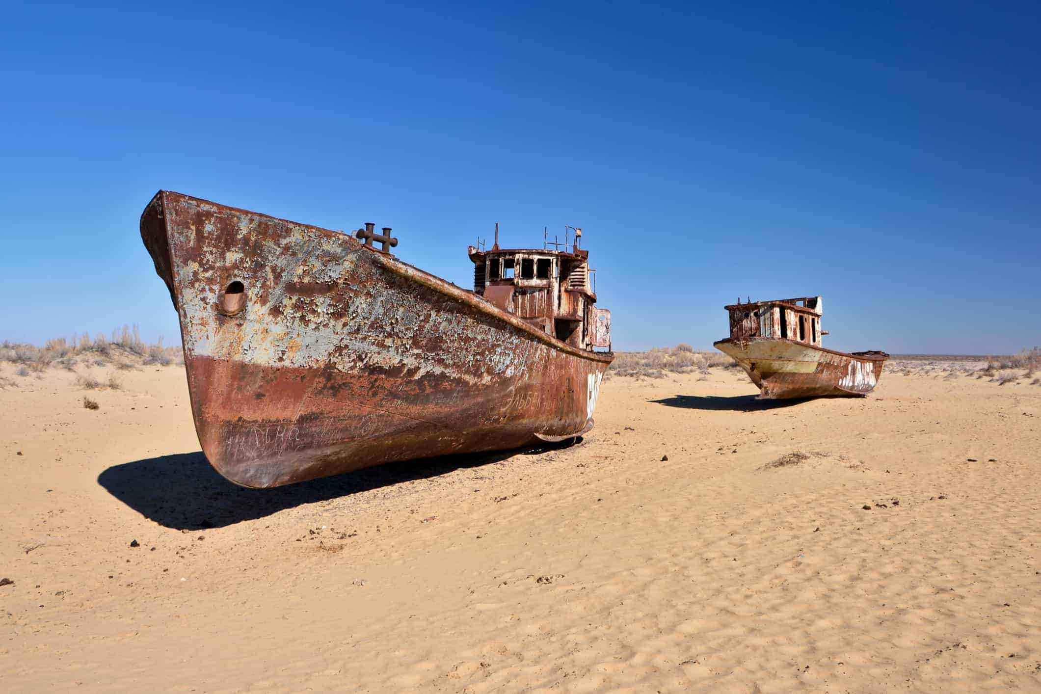 What is Left of the Aral Sea Today?
