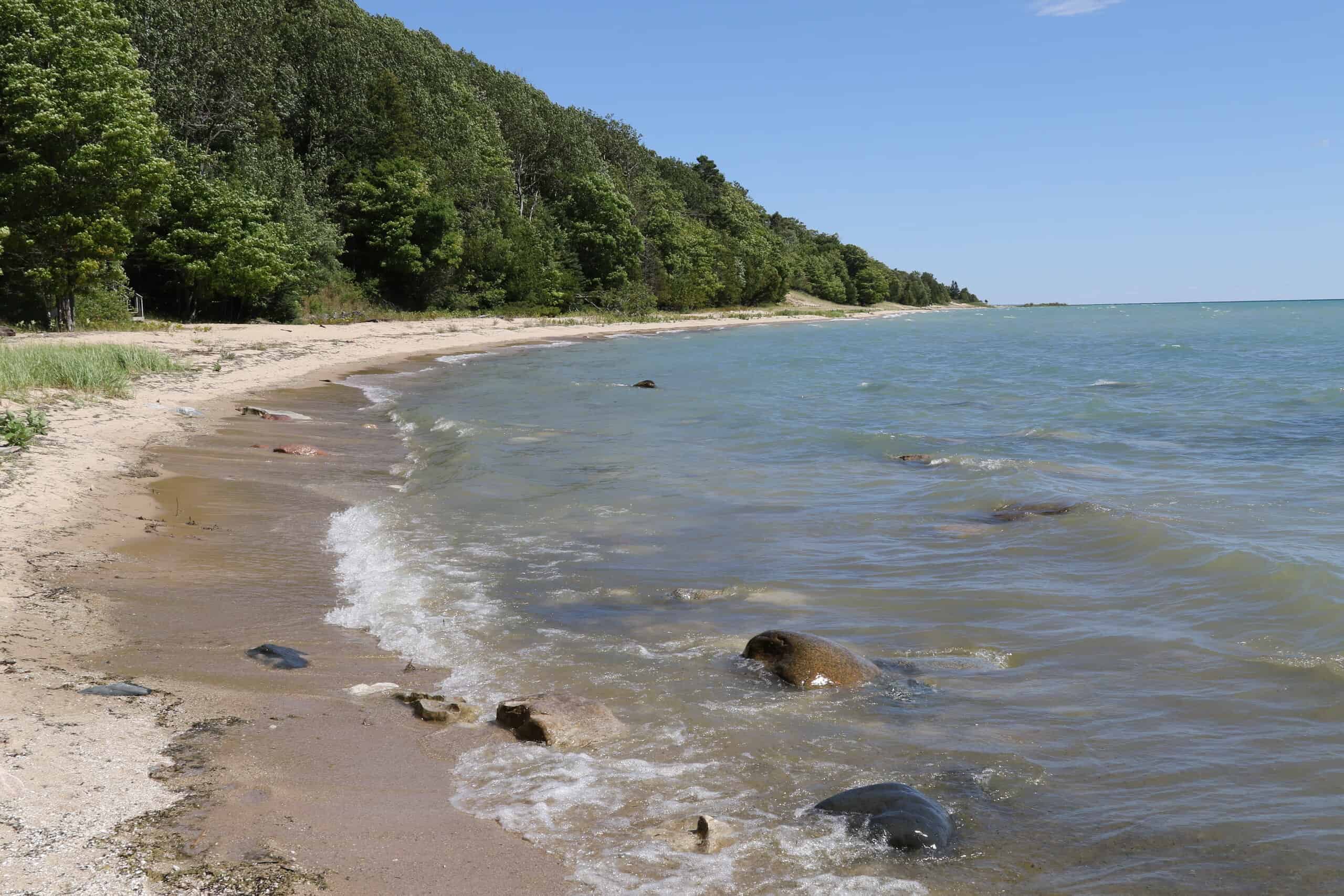 How Far Did the Towns Get Away From the Edge of the Shoreline?