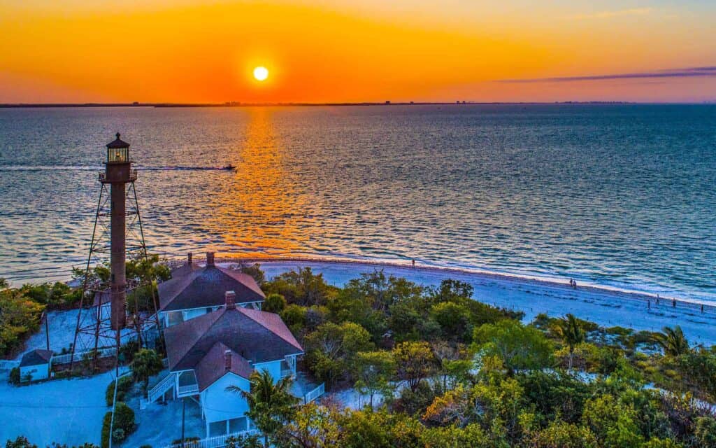 Sanibel Island Lighthouse Sunrise,Florida