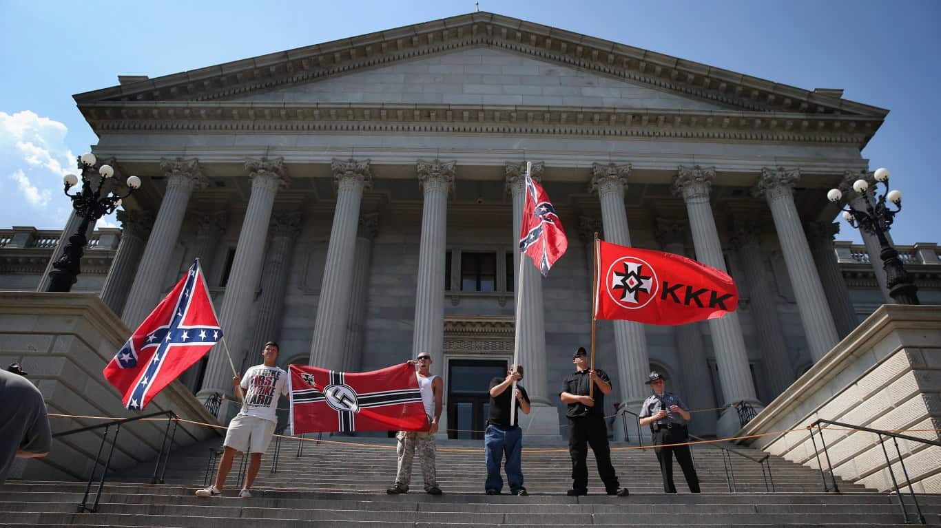 These U.S. States Have the Highest Concentration of Hate Groups