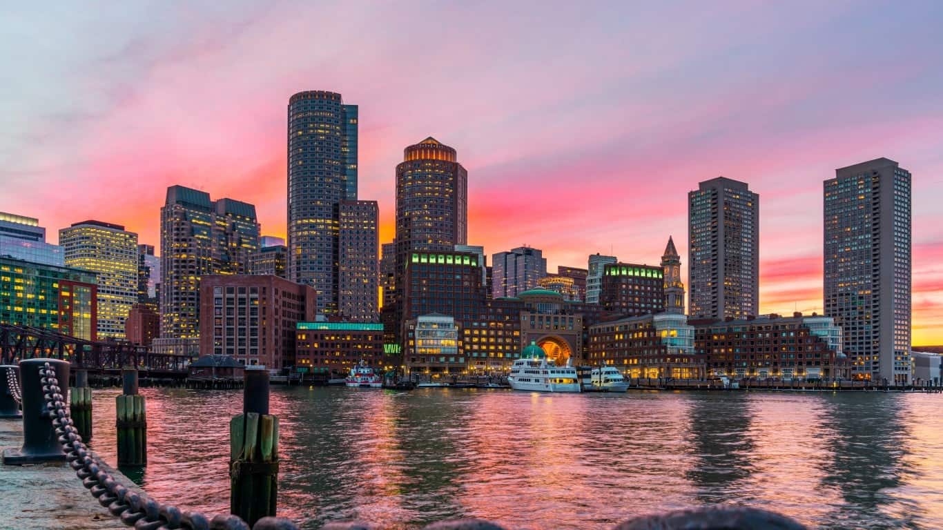 45. Massachusetts