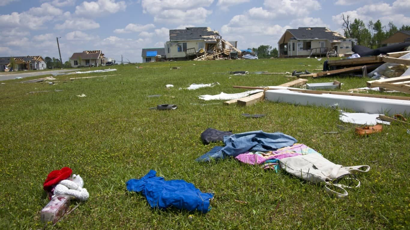 7. Central, Southern, Southeastern Tornado Outbreak
