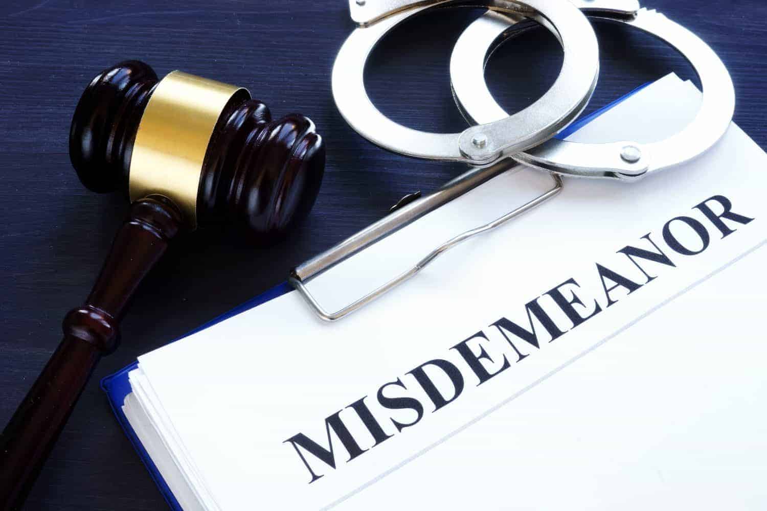20. Question: Misdemeanors