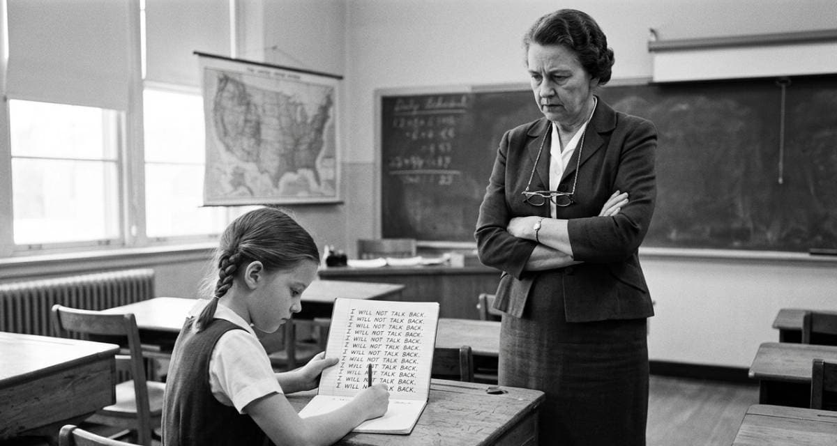 25 School Rules Every Kid Followed Back Then That Would Be Banned Today