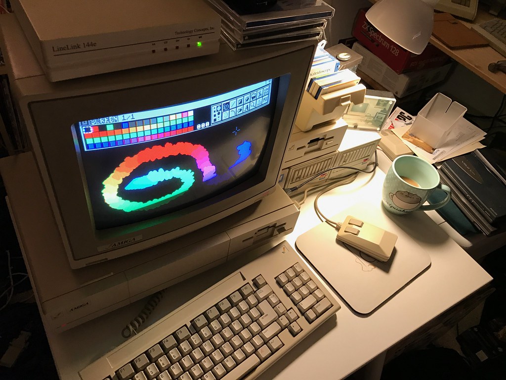 Dialing up and doodling on the A1000