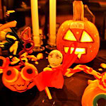 Neighborhood trick-or-treating on foot