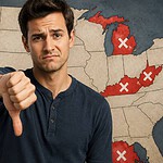 15 States Americans Say Are the Worst Places to Live