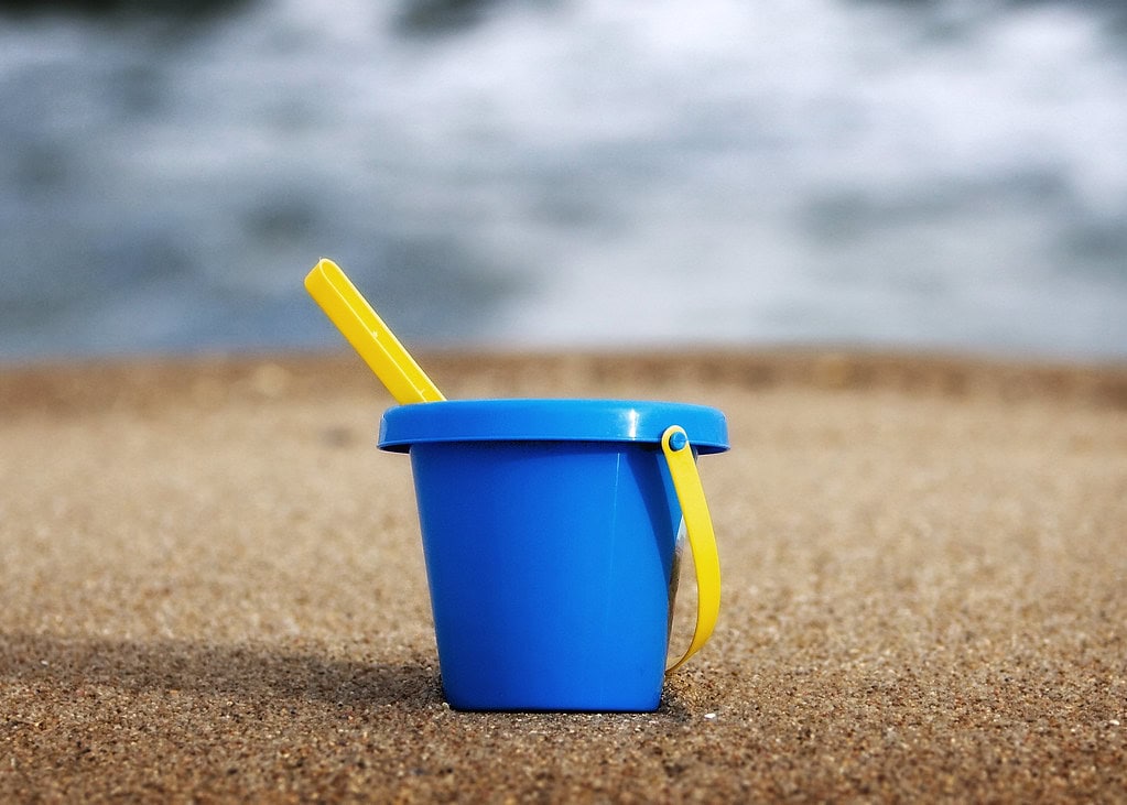 Empty Bucket at Punta Del Este