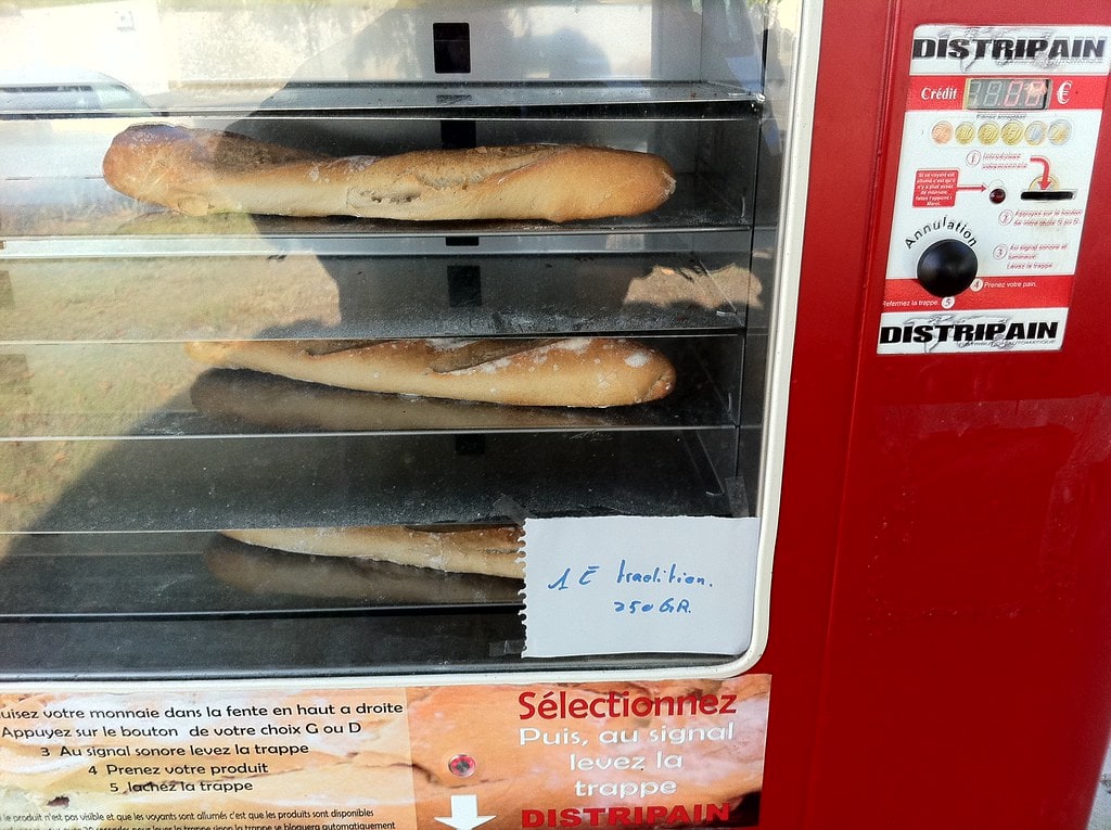 4. Baguette Vending Machines (France)