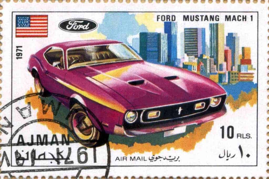 The Mustang Has Appeared on Postage Stamps