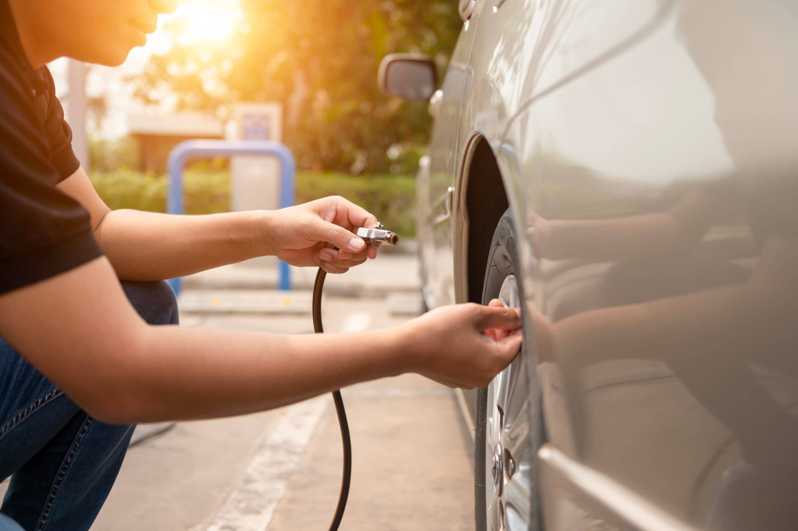 Tire Air at Gas Stations