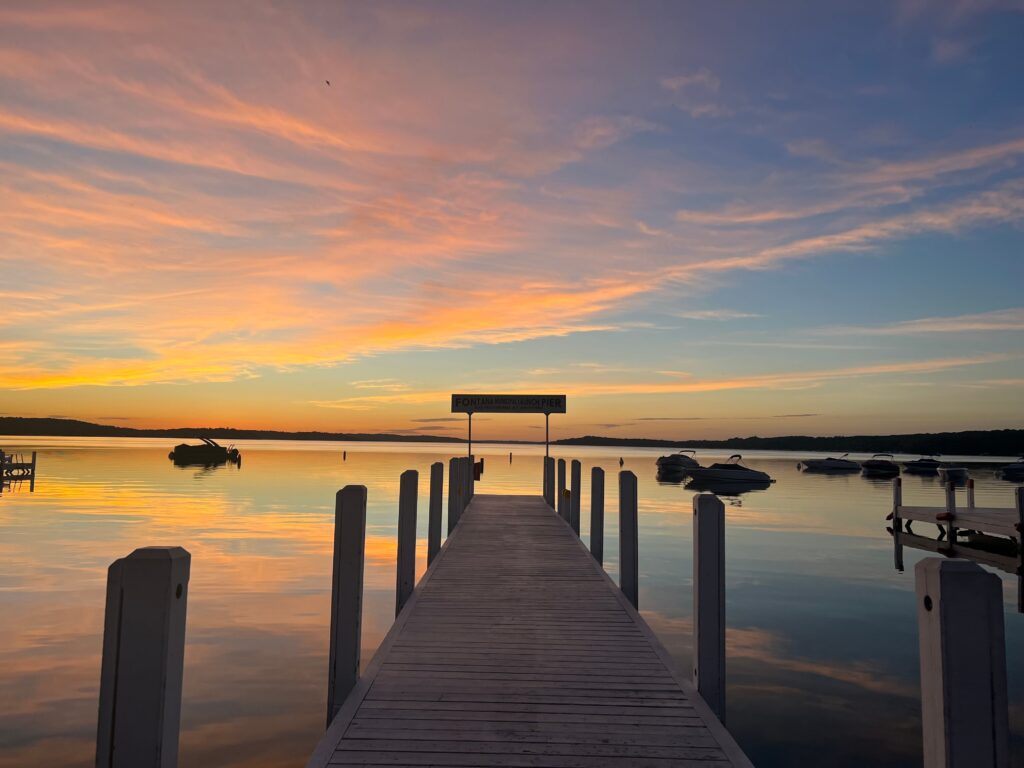 Sunrise on Lake Geneva Wisconsin