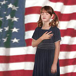 Reciting a Pledge to the Flag Every Morning at School