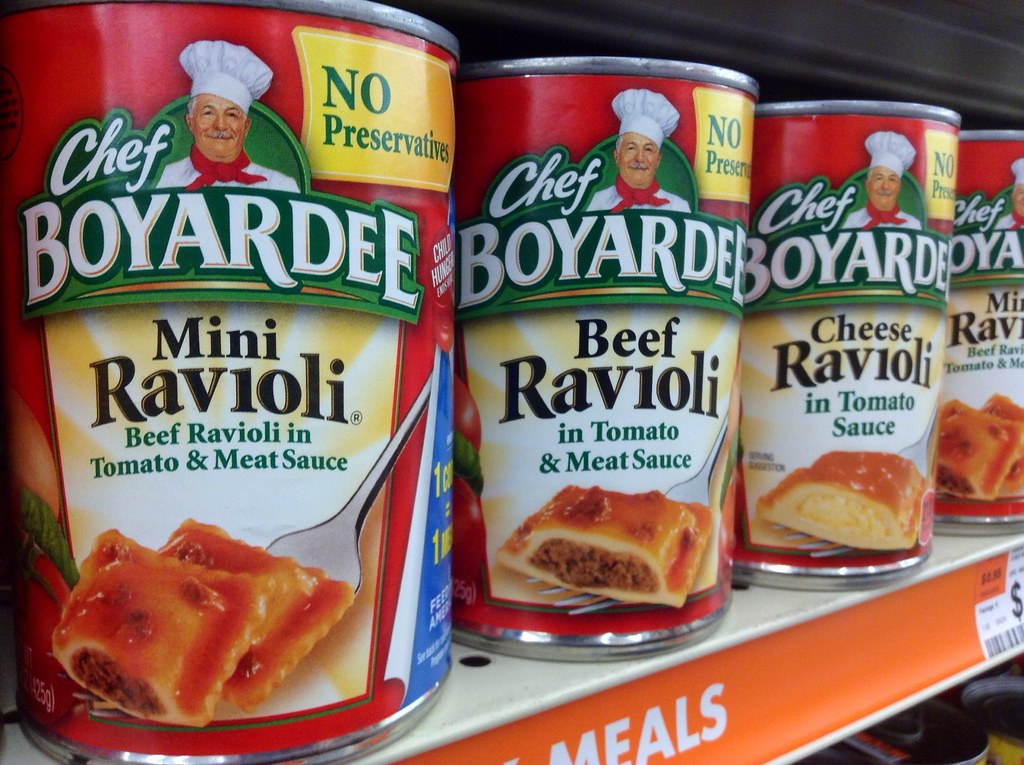 Chef Boyardee Tic Tac Toes