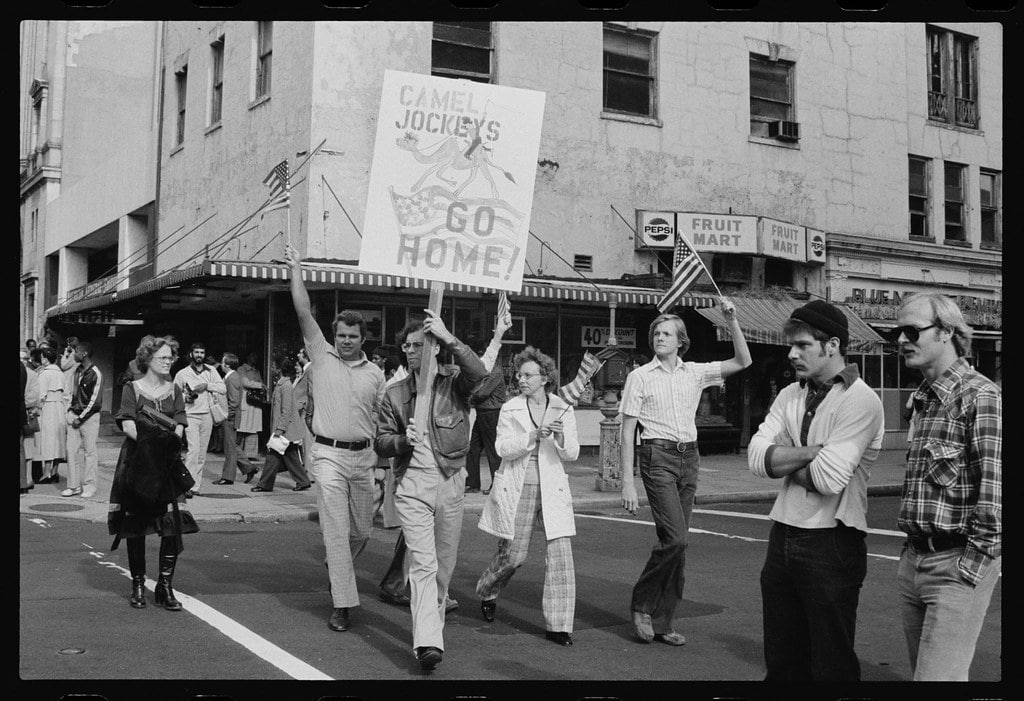 No Known Restrictions: Iranian Hostage Crisis Demonstration by Marion S. Trikosko, 1979 (LOC)