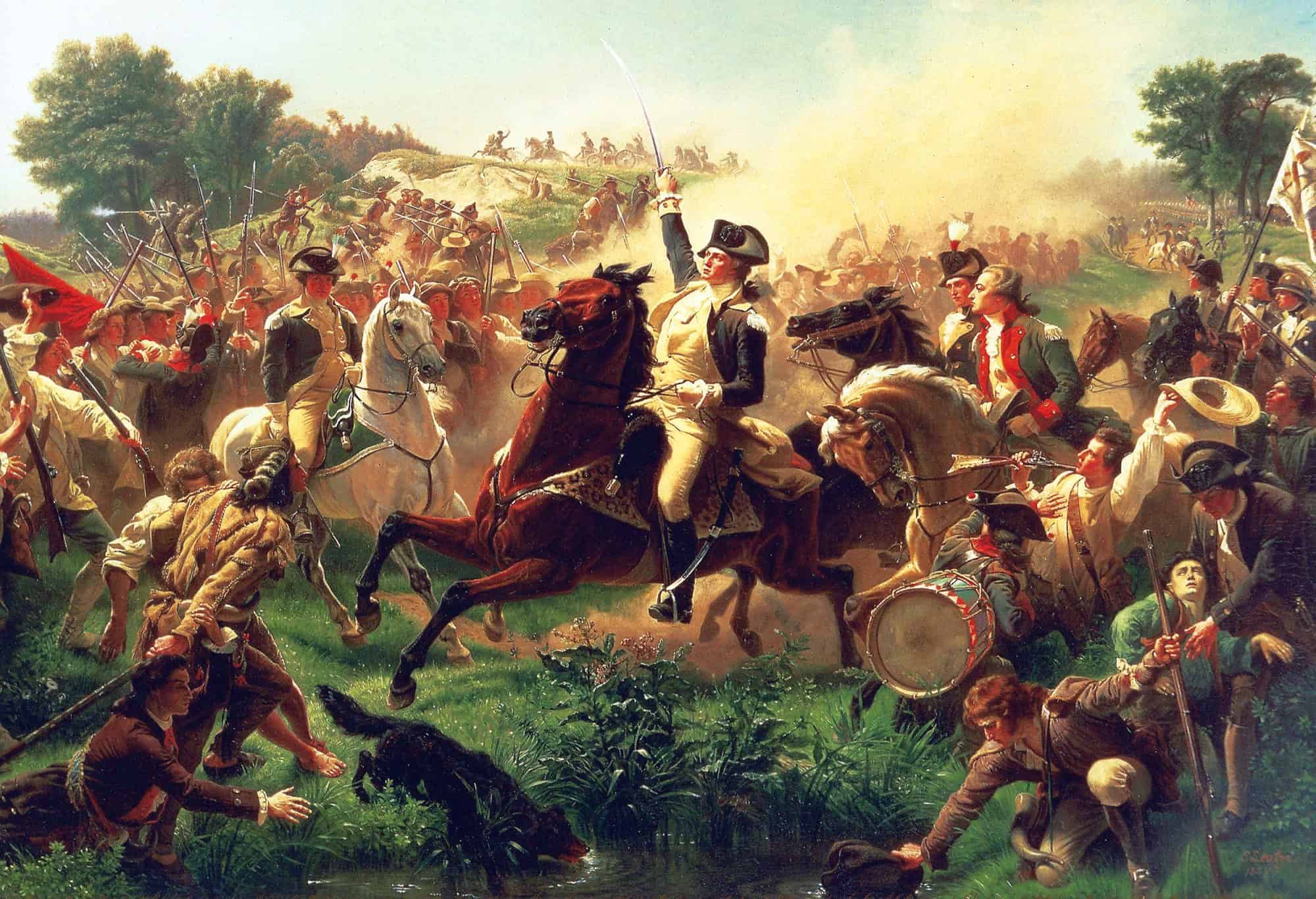 "Don't fire until you see the whites of their eyes." Battle of Bunker Hill