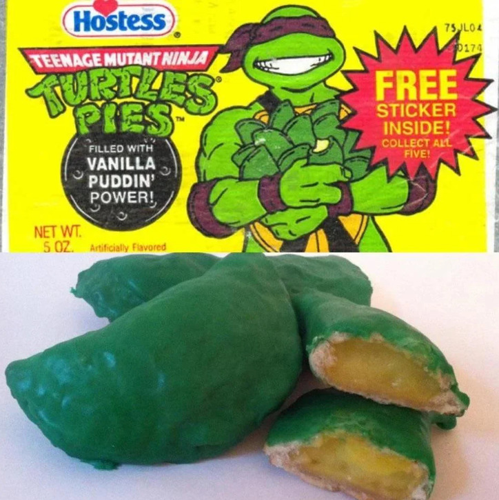 Hostess TMNT Pudding Pies