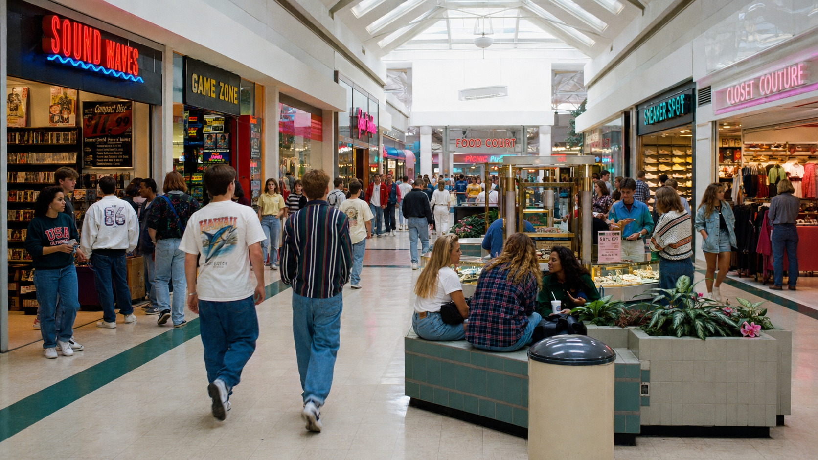 20 Mall Stores That Defined the ’80s and ’90s
