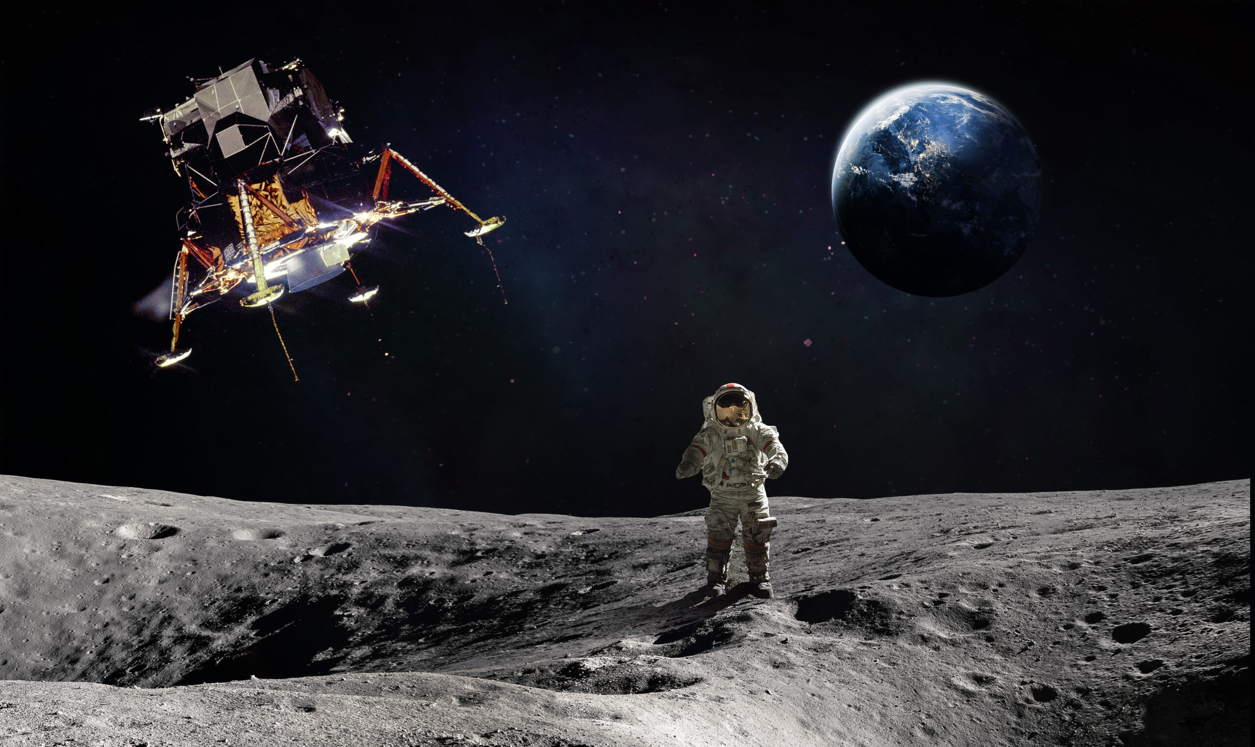 Question 8: Why Is There No Huge Orange Flame Beneath Eagle During Liftoff?