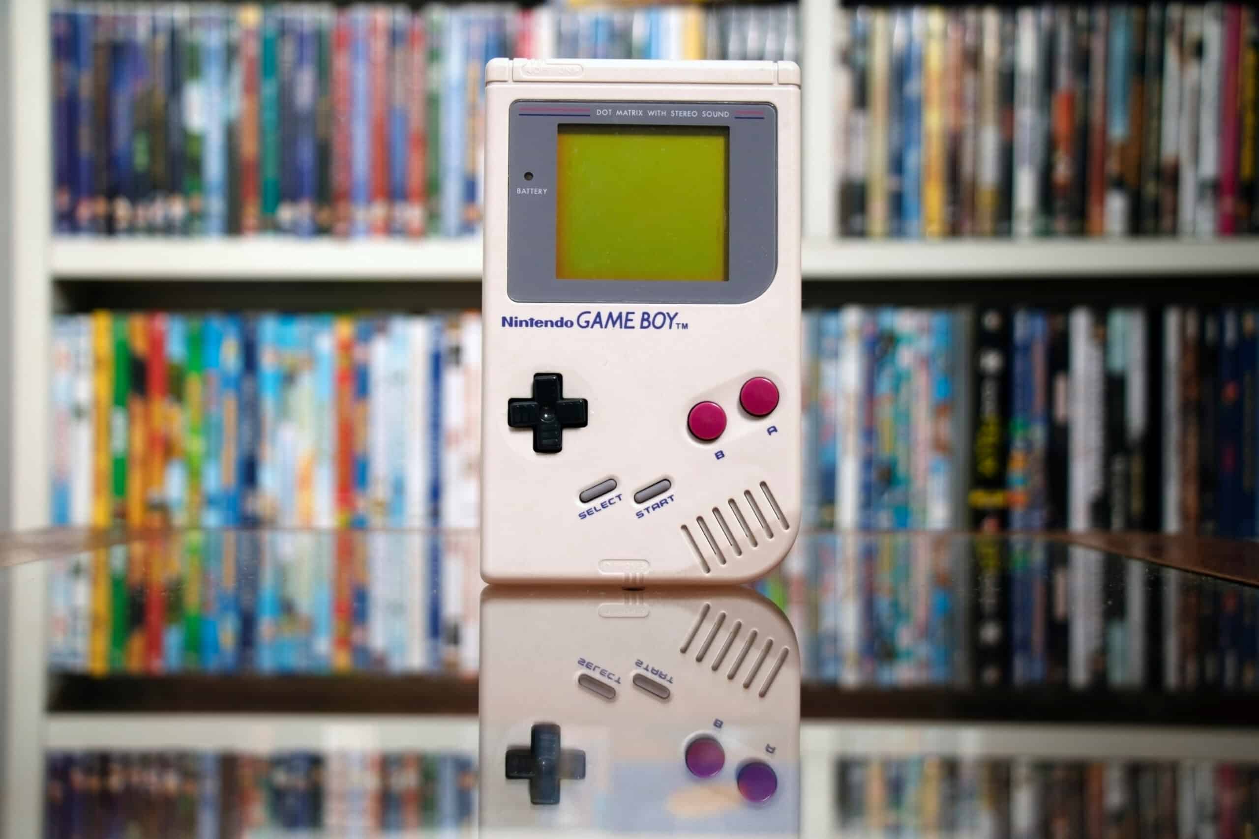 The Game Boy and cartridges