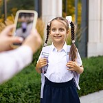 Do the photos you post of your kids reveal your home address?