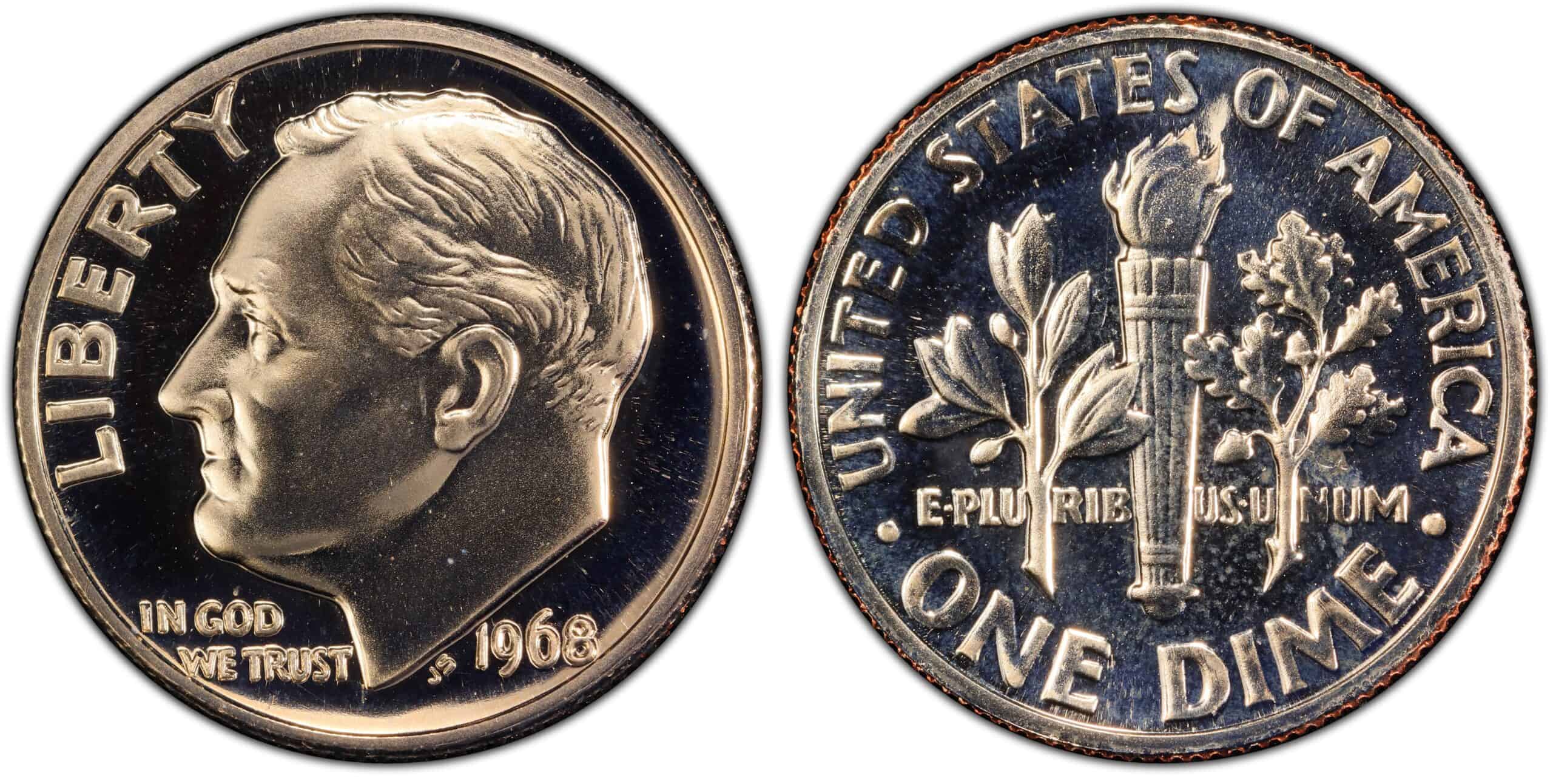 The 1968 Proof Dime Missing Its Mintmark