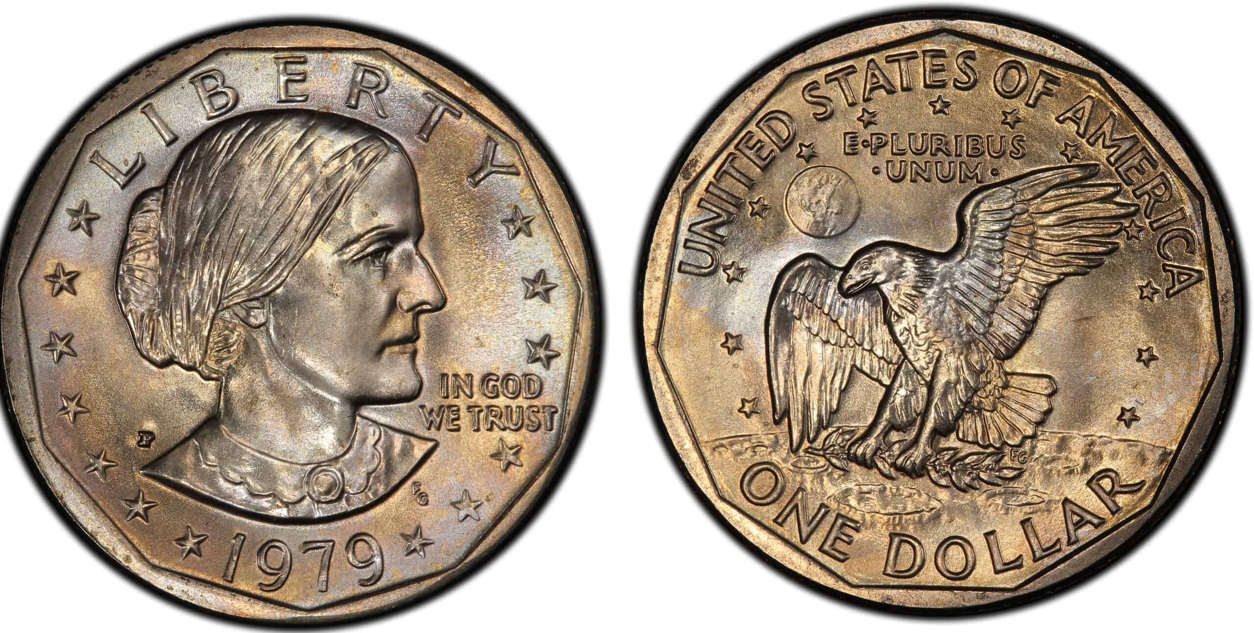 The Susan B. Anthony Dollar With the Wider Rim