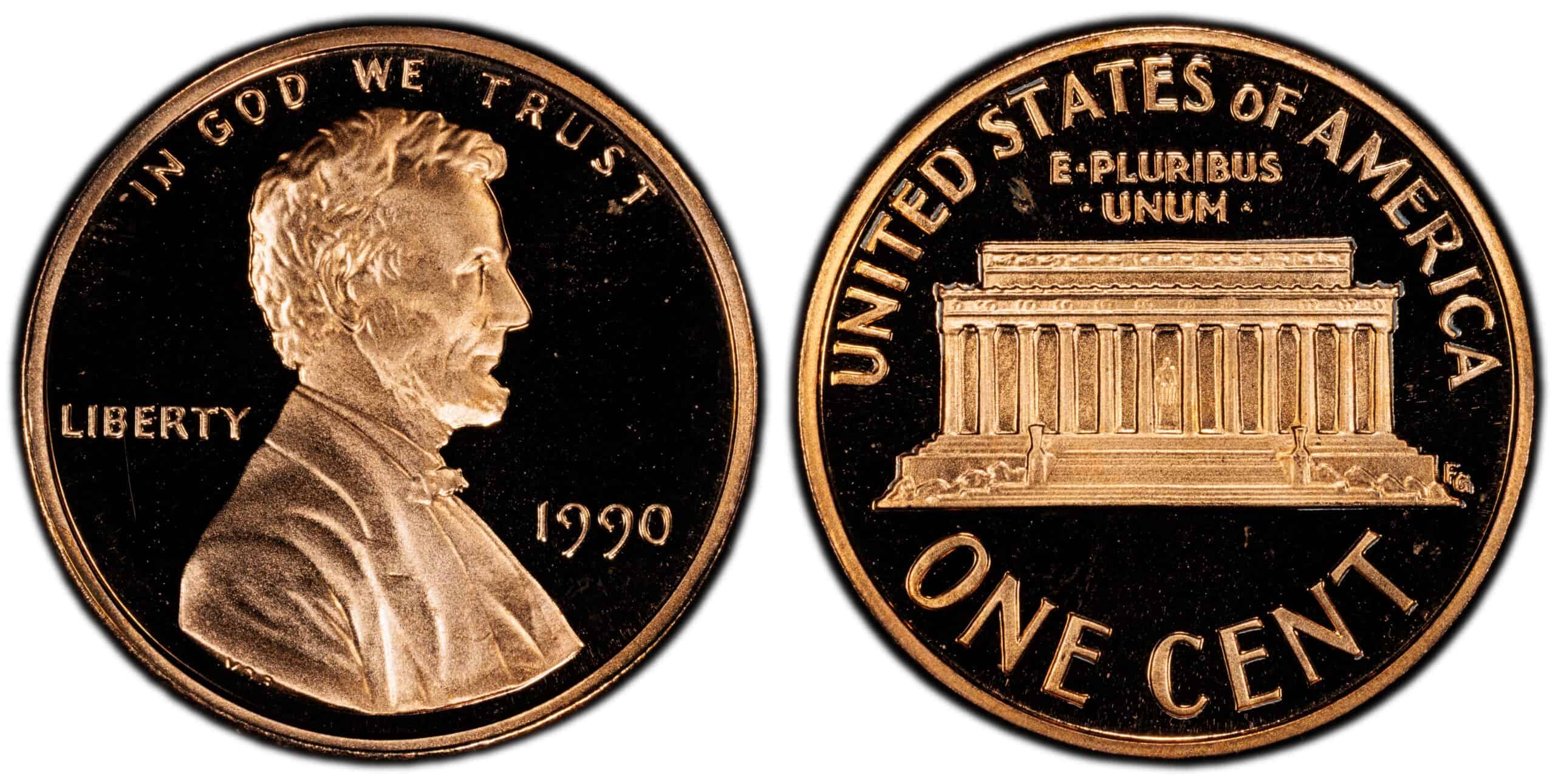 The 1990 Proof Penny Missing Its "S"