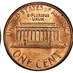 The 1992-D Penny Where the A and M Nearly Touch