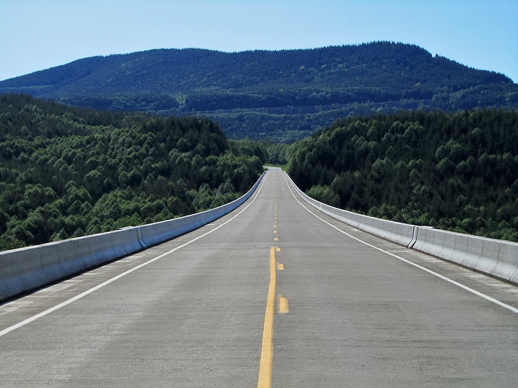 Hoffstadt Creek Bridge, Spirit Lake Memorial Highway, Washington