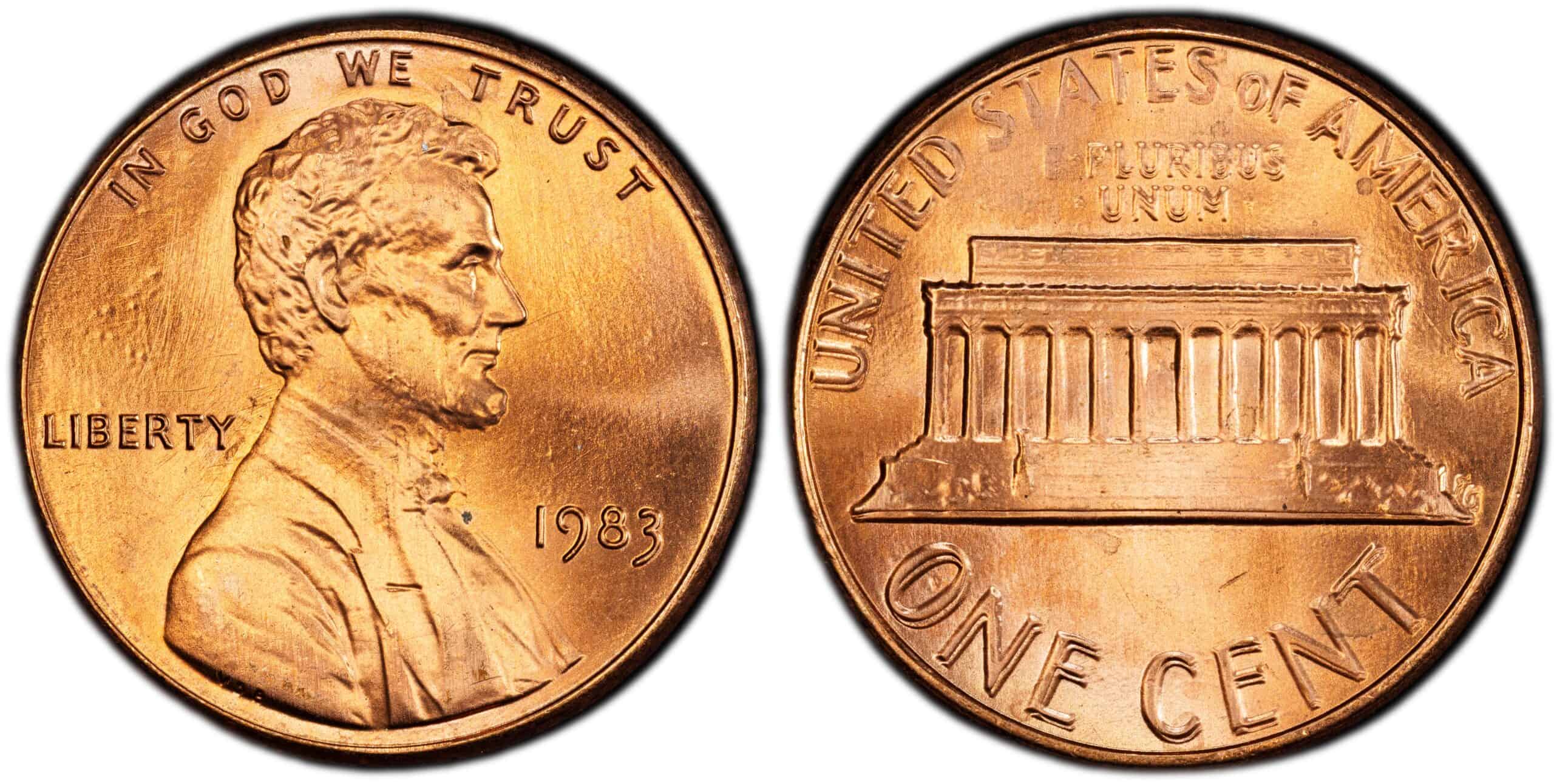The 1983 Penny With Doubling on the Back