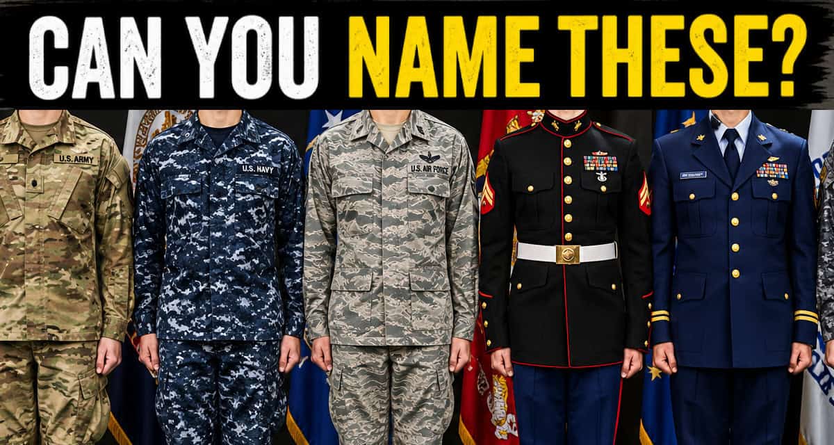 Are You One of the Few Who Can Identify These U.S. Military Uniforms?