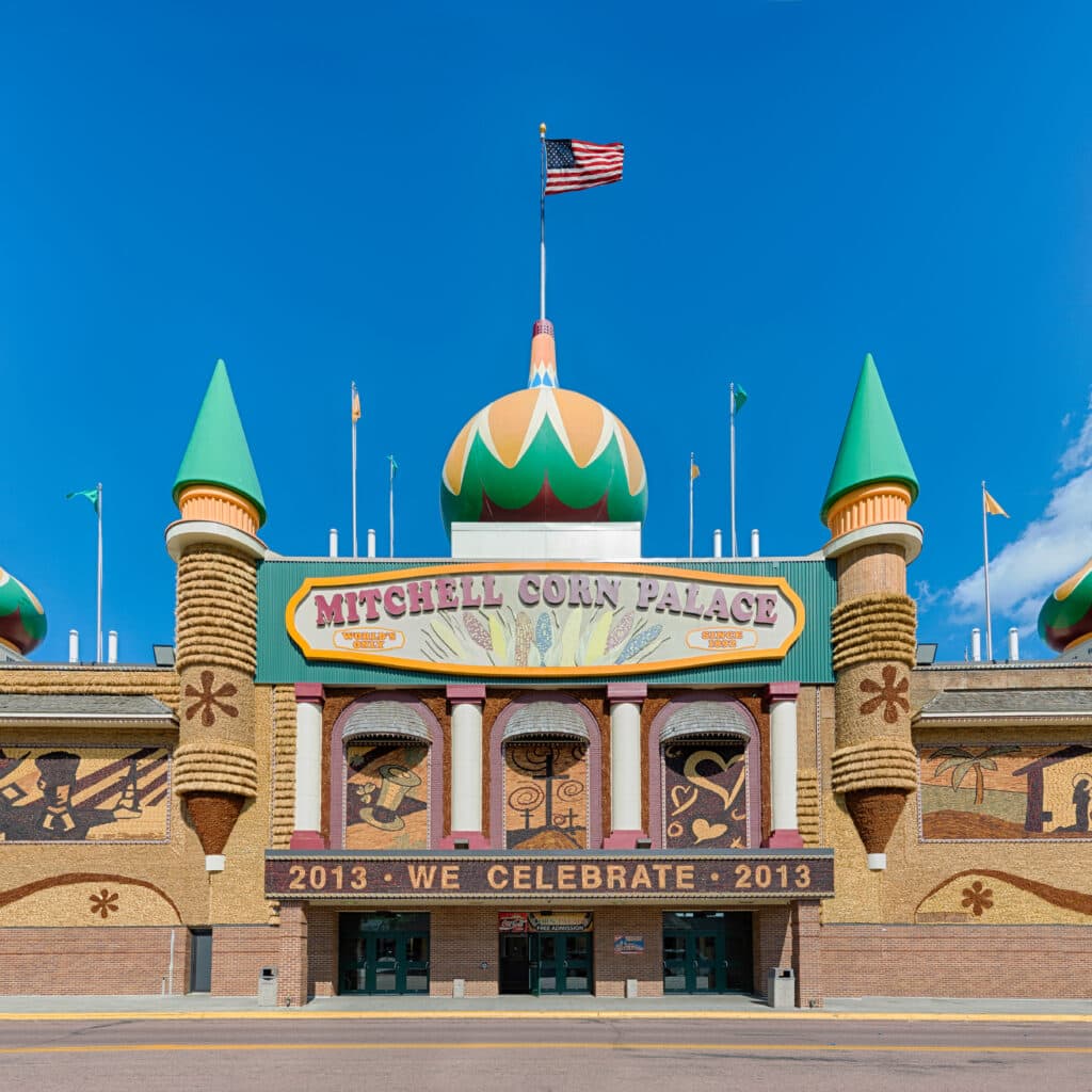 The Corn Palace in Mitchell, South Dakota