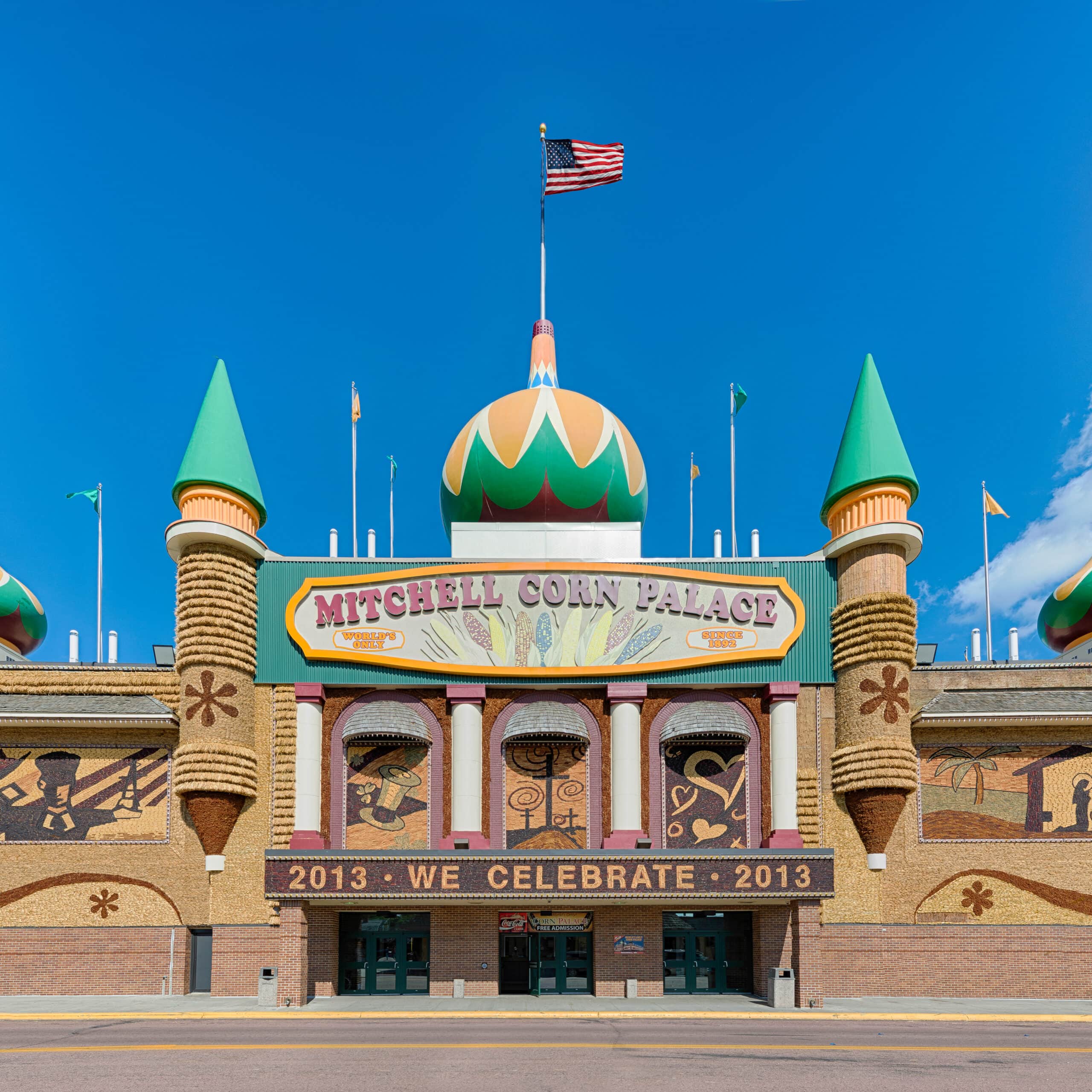 The Corn Palace in Mitchell, South Dakota