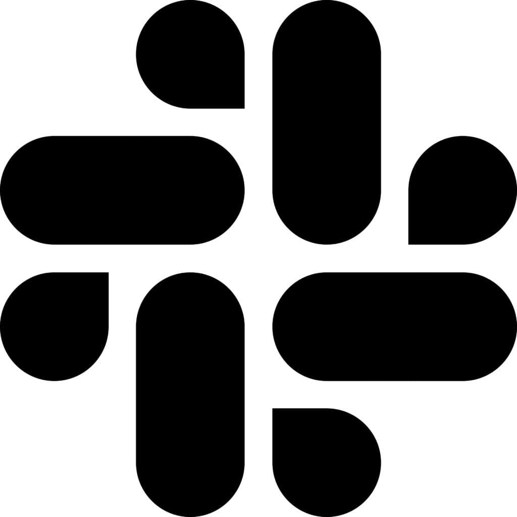 Social media icon with black color