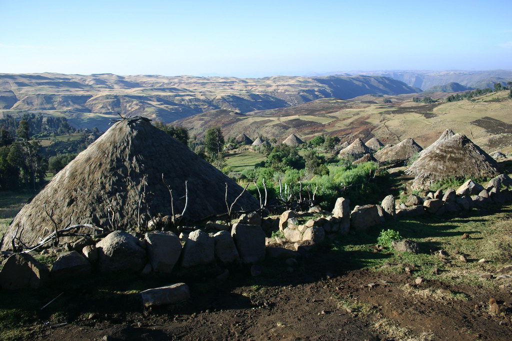 Gich Village, Simien Mountains National Park, Ethiopian Highlands